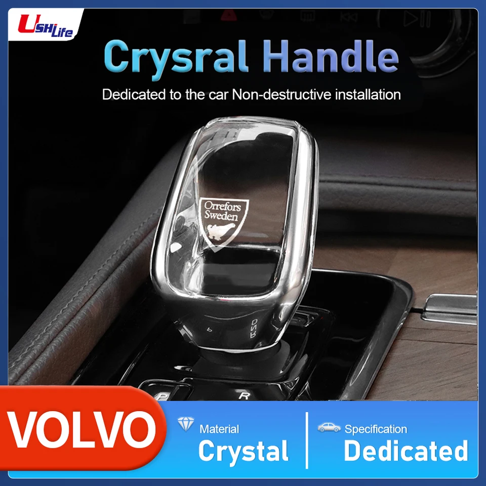 Pre Volvo XC60 S60 V60 XC90 S90 V90 V90 SEFT GABLA SHION CANB RANUC LUXURY REAL CRYSTAL CREAFBOR DECORD ACCIPSORY