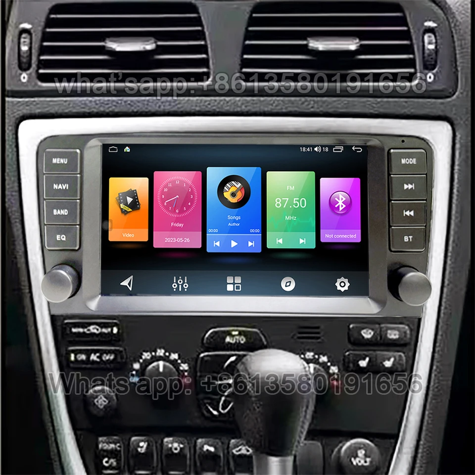 Pre Volvo XC70 V70 S60 S40 V40 V60 2005-9 2009 Car Radio Stereo Multimedia Player 4G LTE GPS Navigation Carplay Originálny štýl