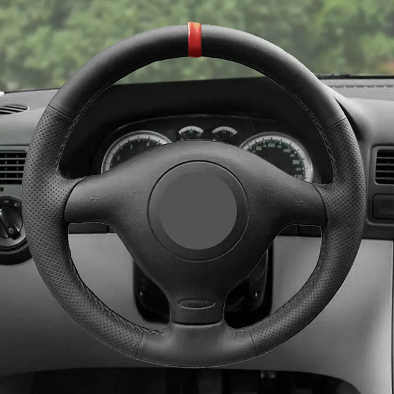 Pre VW Golf 4 MK4 1998 1999 2000 2001 2002 2003 2004 pre Passat B5 1996 -2005 starý automat na volant Perforovaný kožený pokrývka