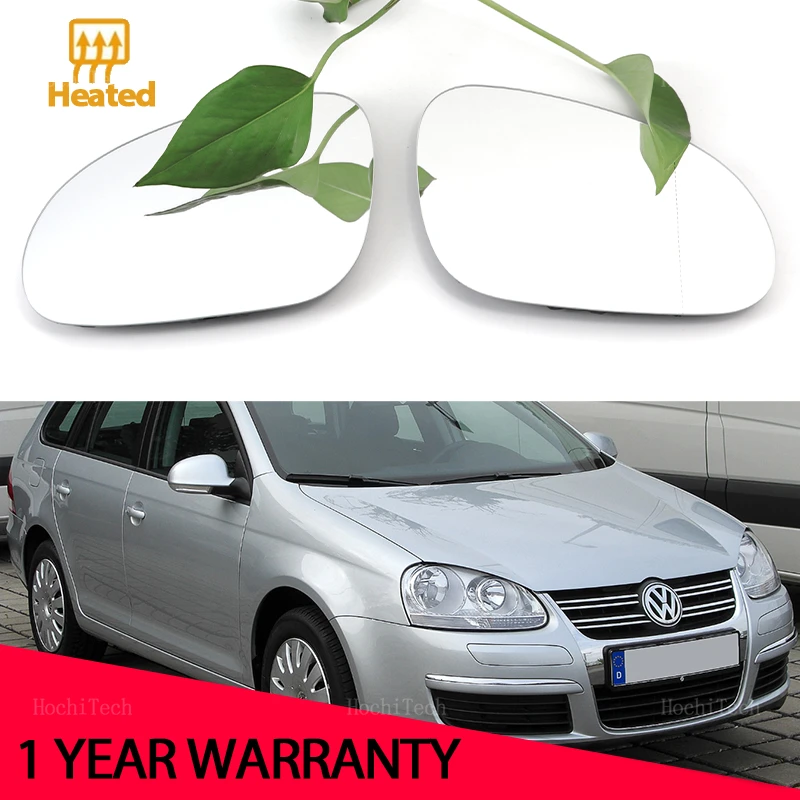 Pre VW Golf 5 GTI V MK5 Jetta Passat B5.5 B6 Sharan Superb EOS Rversing Zrkadlové šošovky spätné zrkadlové šošovky Reflektor sklo sklo