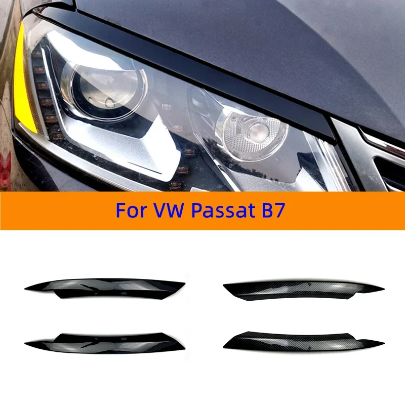 Pre VW Passat B7 Svetlomet Lampa Lampa DECORÁCIA DECORÁCIA DEKORATÍVNE OCCE STYLING MODIFIKÁCIA