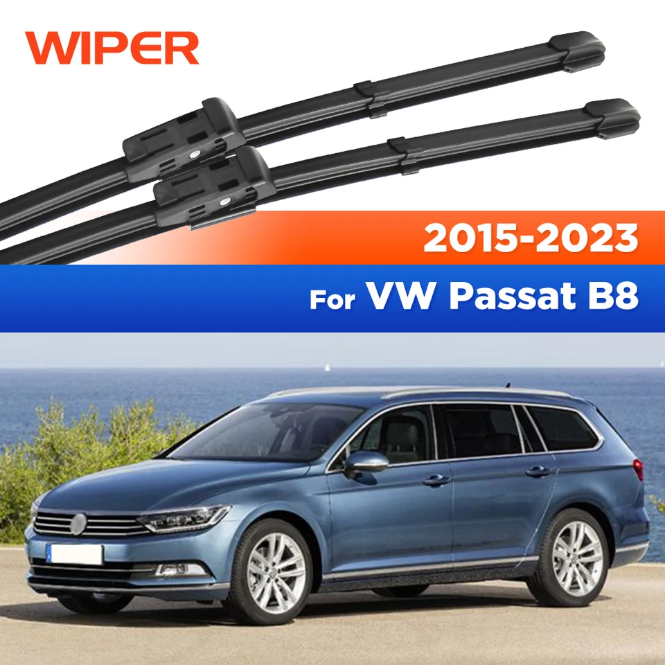 Pre VW Passat B8 2015 - 2023 stierača LHD predné stierač čepele čelné sklo čelné sklo Čisté okenné kefy na dažďové kefy 26 
