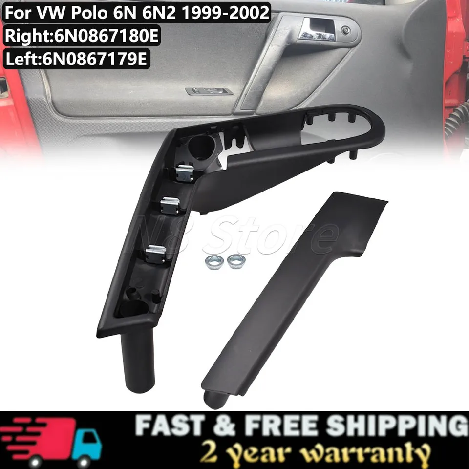 Pre VW Polo 6N 6N2 1999-2002 Rukoväť na vnútorné dvere automobilu s oporným krytom 6N0867179E 6N0867180E 6N0867197B 6N0867198B