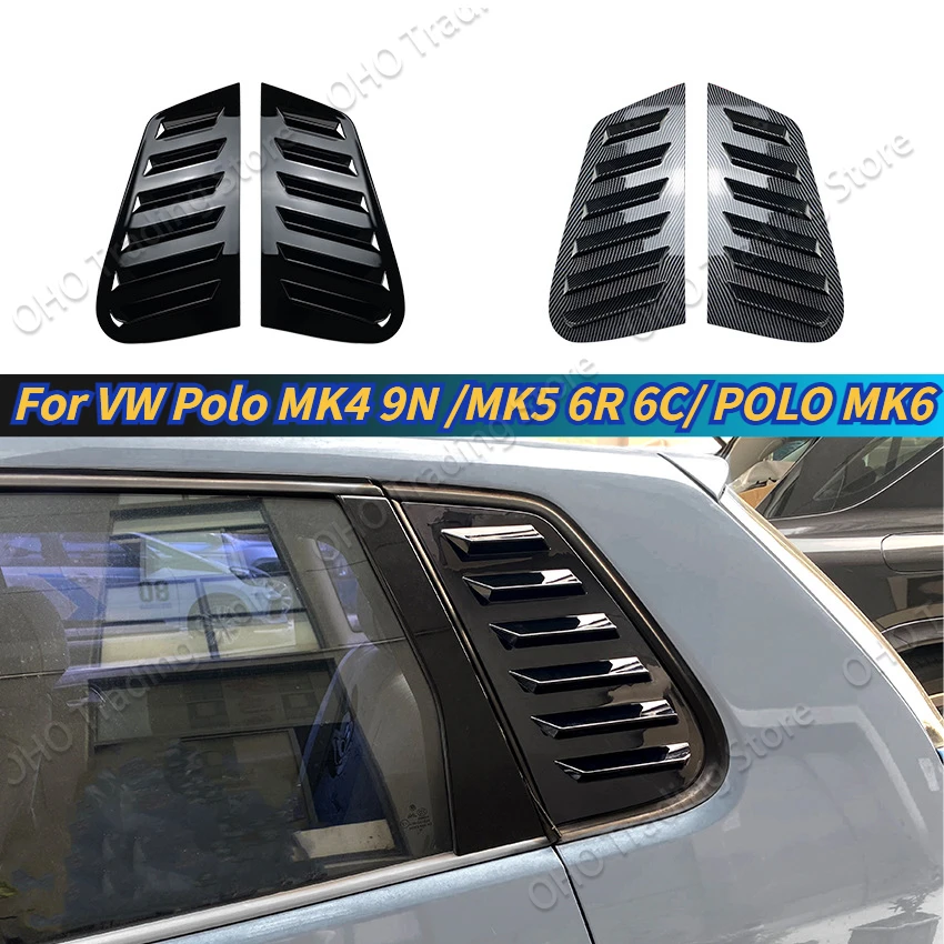 Pre VW Polo Zadný trojuholník okno Sunshade Sunshade Automorové kryt