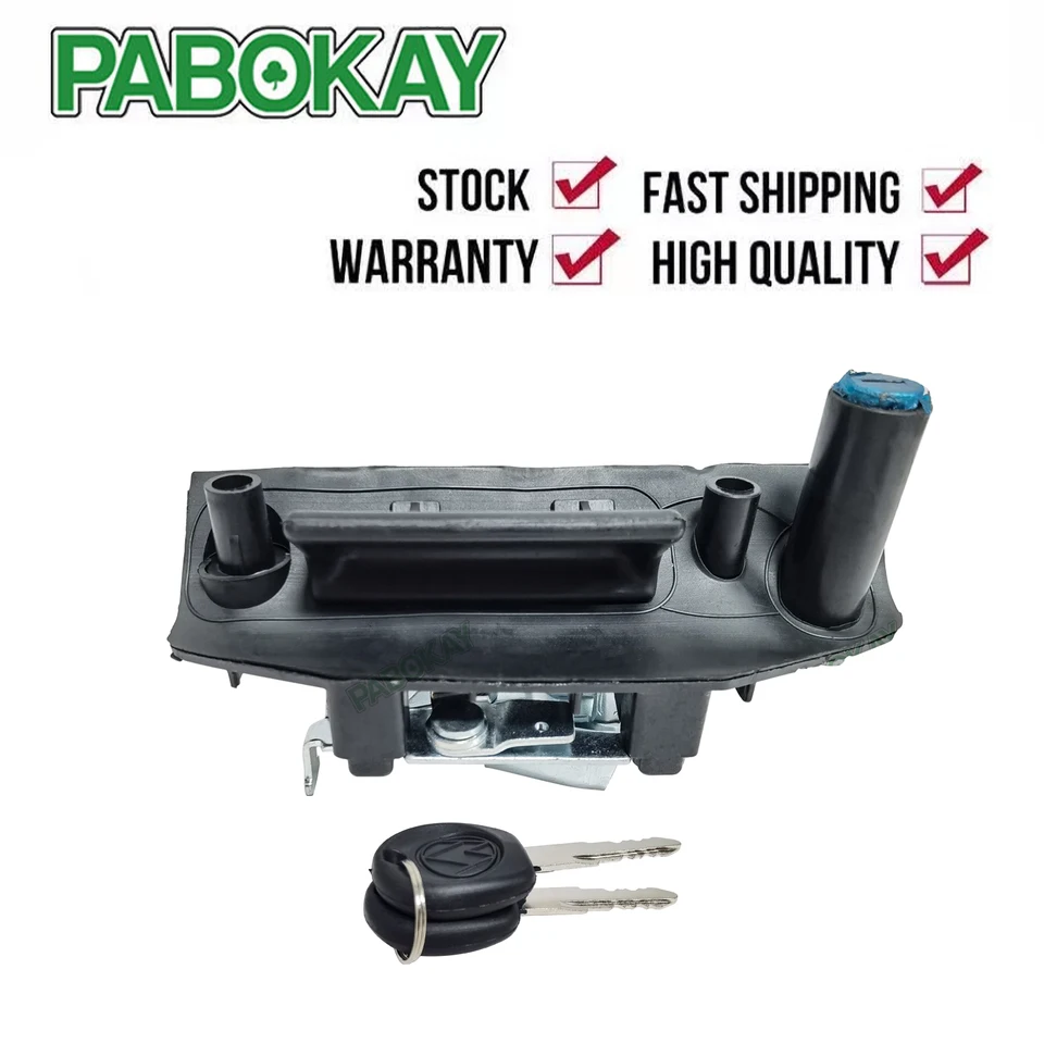 Pre VW T4 Tailgate 1990-2003 kľučky dverí s uzamknutím 2 kľúče 701829239E 703829239E 703829239DE 703829239D