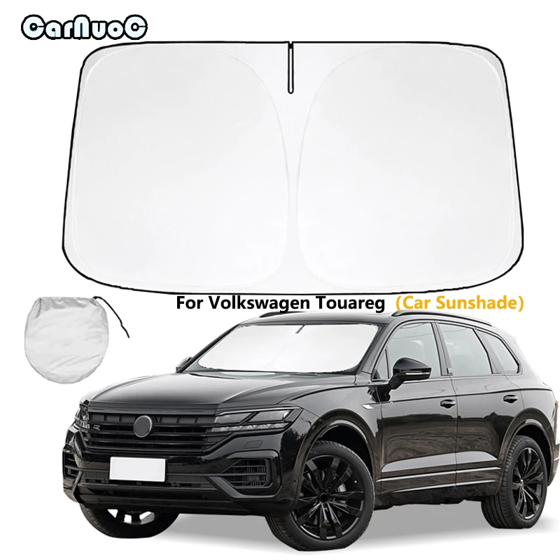 Pre VW Touareg Car Sunshade Sun Shade predné zadné okno Film Čelné sklo kryt Cover UV chráni príslušenstvo reflektor