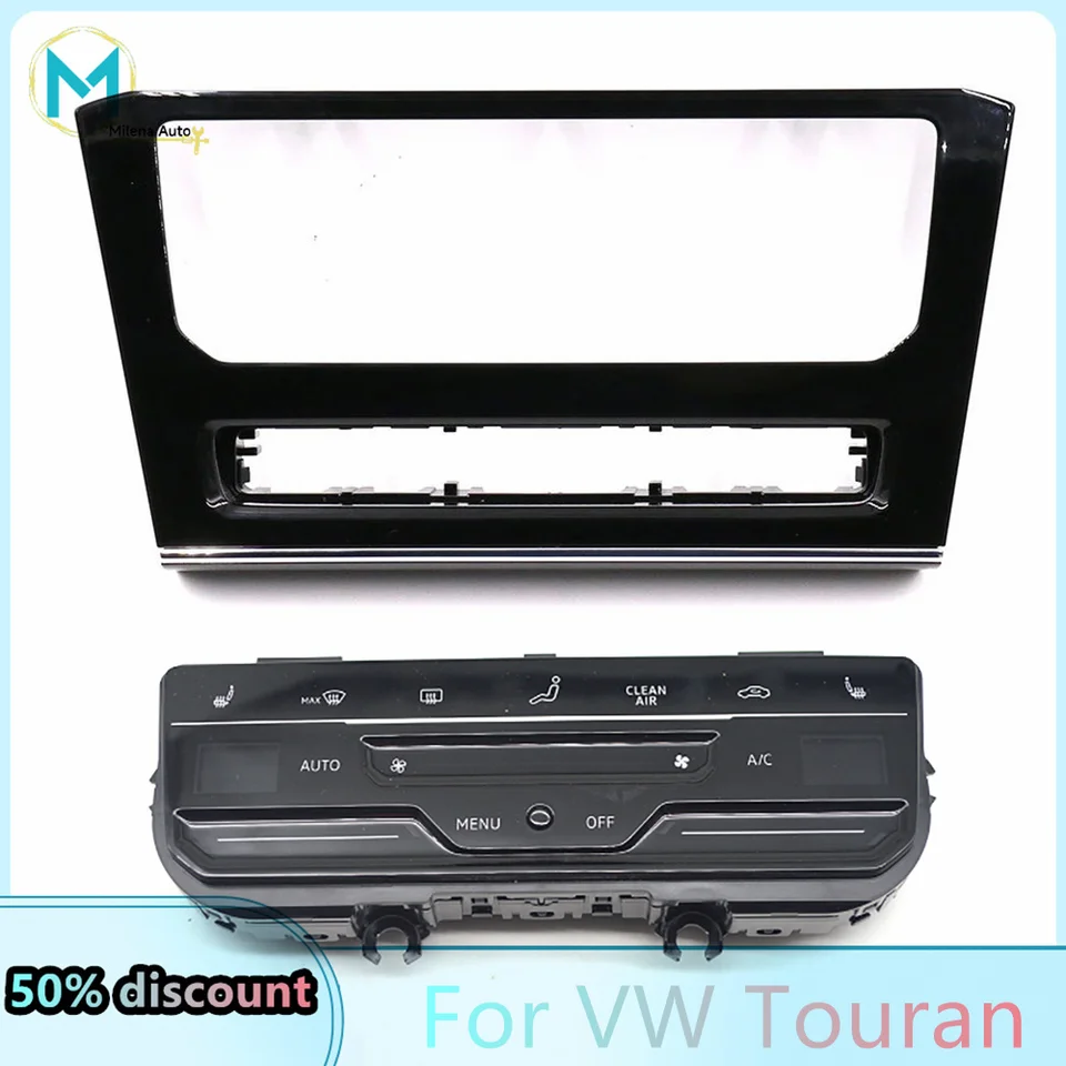 Pre VW Touran 2015-2022 Dotknite sa automatického LCD klimatizácie a vnútorného obloženia panela 5TD 863 042 B 17G907044an