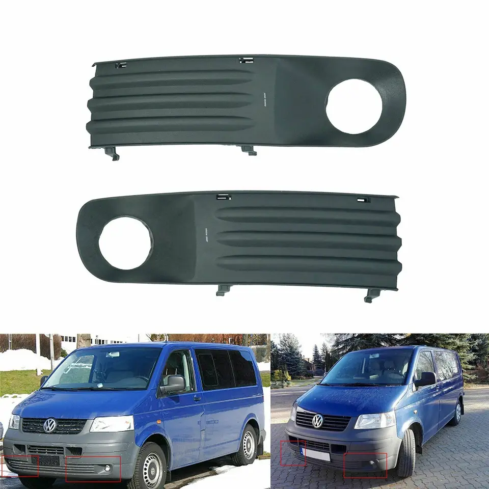 Pre VW Transporter Multivan T5 2003 2004 2005 2006 2007 2008 2009 2010 FOG LAMP LAMP Light Vent Cover Grille 7H0807489B 7H0807490B