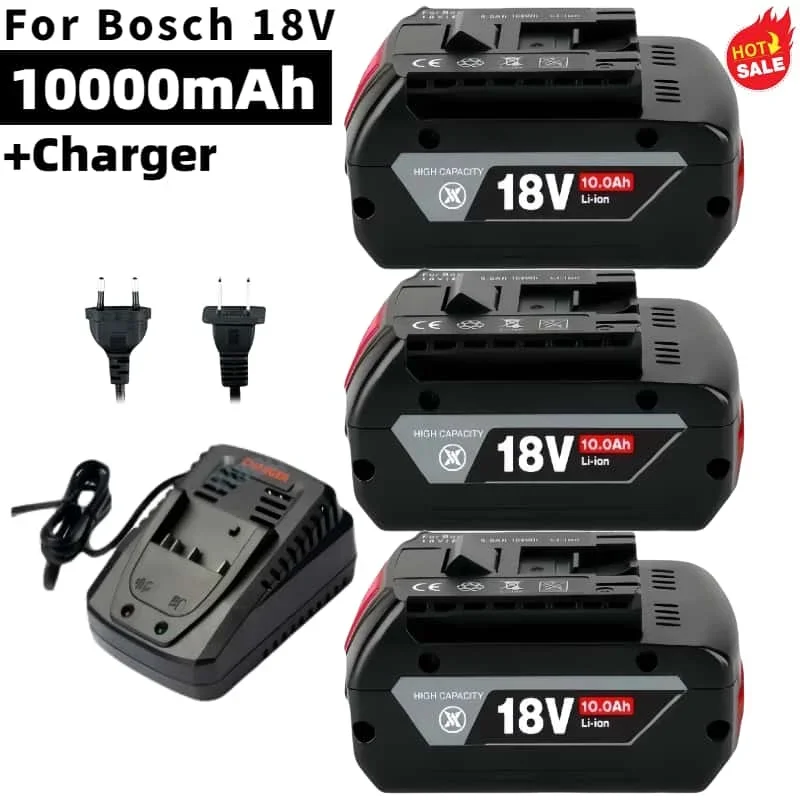 Pre výmenu batérie Bosch 18V 10000 mAh ， vhodné pre profesionálne nástroje Sysem Draadloze BAT609 BAT618 GBA18V80 18650 Cell
