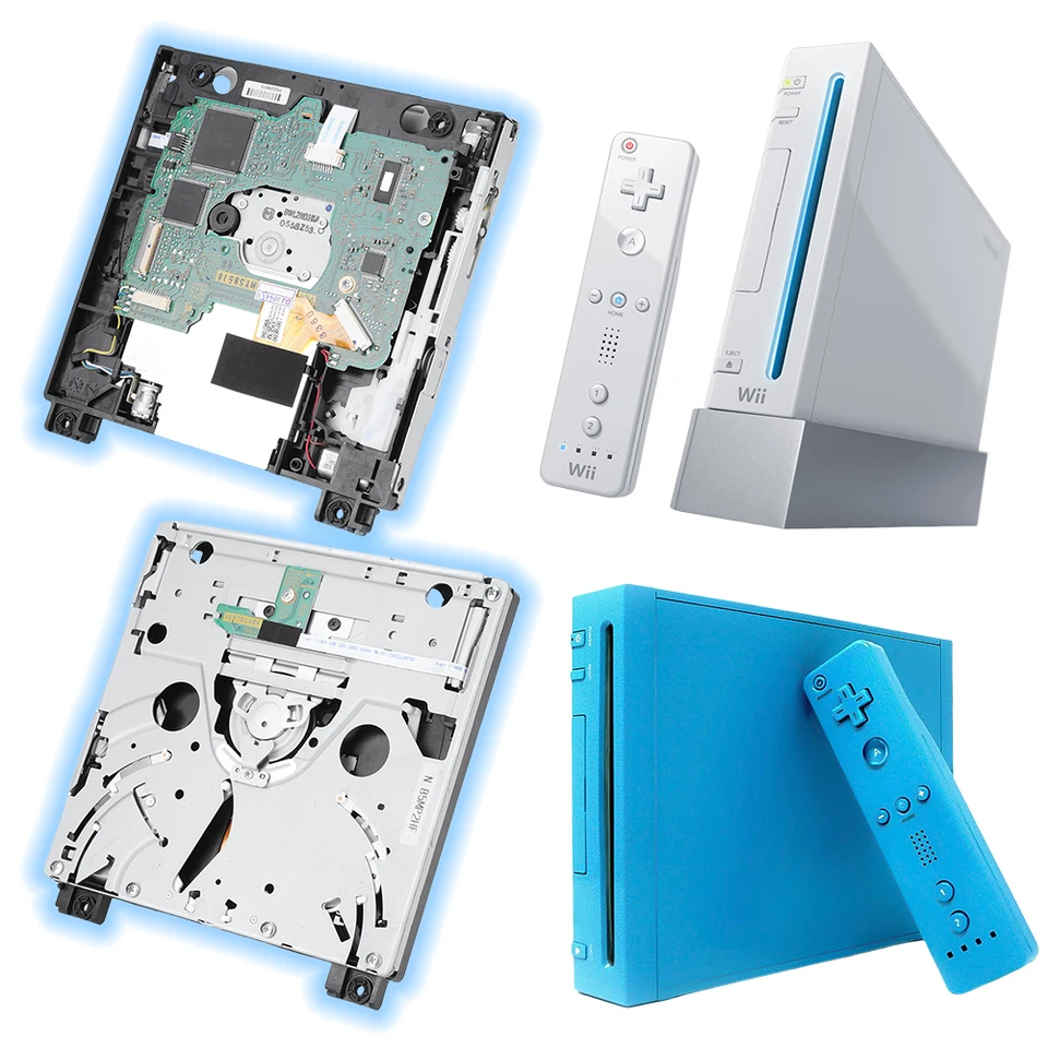 Pre výmenu Wii D2E DVD ROM Disc Disk Repair Parling Reader Scanner Modul Dual IC Cracking Optical Drive Optical Board