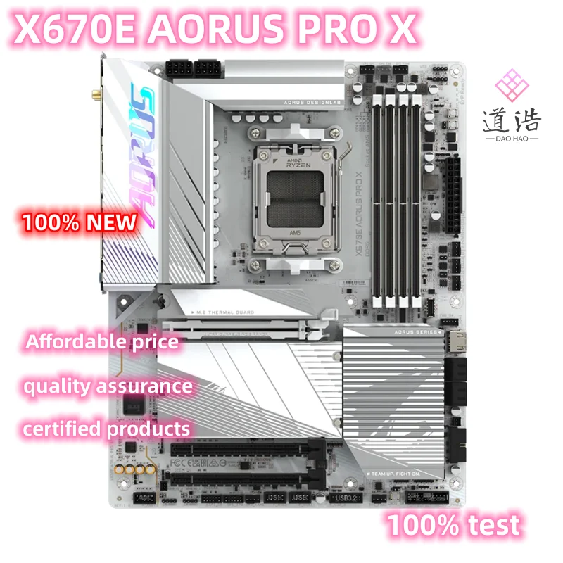 Pre X670E AORUS PRO X Základná doska 192 GB SATA 3,0 HDMI M.2 SOCKET AM5 DDR5 ATX X670 Mainboard 100% Testovaná úplná práca