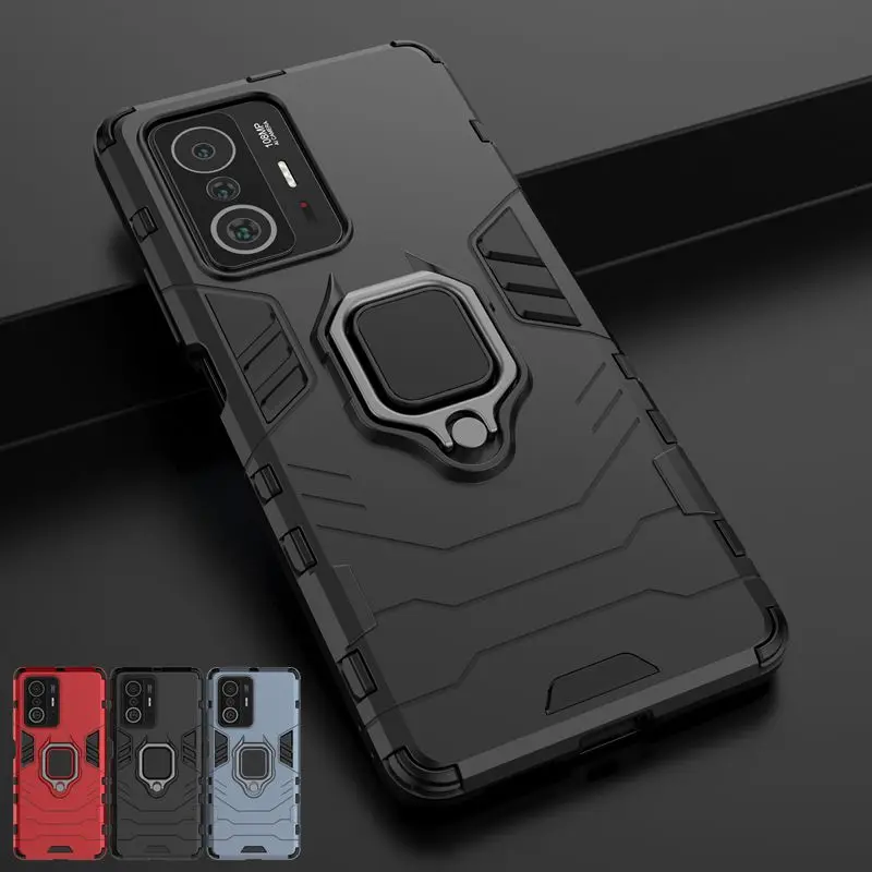 Pre Xiaomi 11t Pro Case Scousproof Armor Bumper puzdro pre Xiaomi Mi 11T 11 T Mi11t Xiaomi11t 11tpro magnetický kovový kovový kryt kovového krúžku