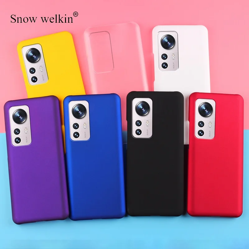 Pre Xiaomi 12 12x 12t Pro Multi Colors Luxusný gumovaný matný tvrdý plastový kryt pre Xiaomi 12 12s Pro Back Phone Case