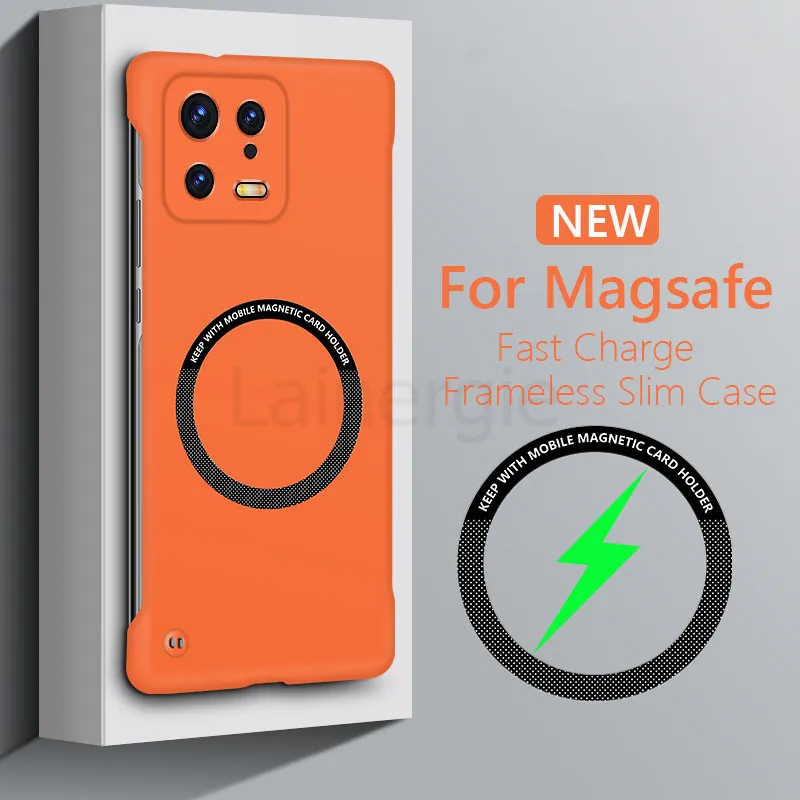 Pre Xiaomi 13 bezrámový magnetický štíhle puzdro pre Xiaomi 13 Pro Ultra Xiaomi13 PRO 5G Wireless Hard Chard Cover