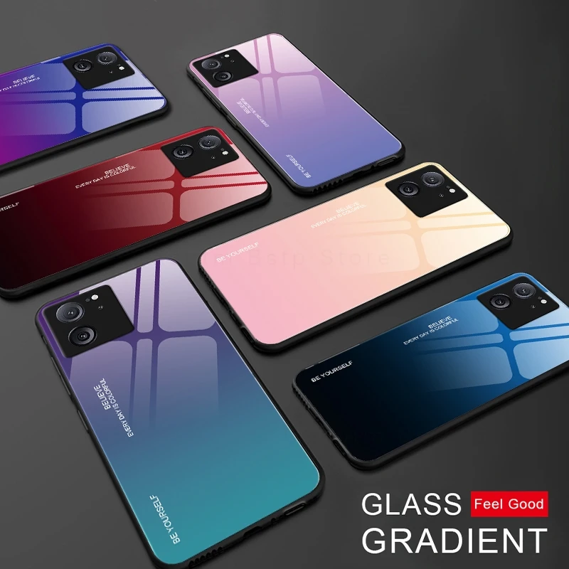 Pre Xiaomi 13T Pro 11t Pro 5G puzdro Luxusný sklenený telefón pre Xiaomi Mi 13T Pro 13 12T 10t Lite 11t Pro Mi 11 Lite 5G NE Pase