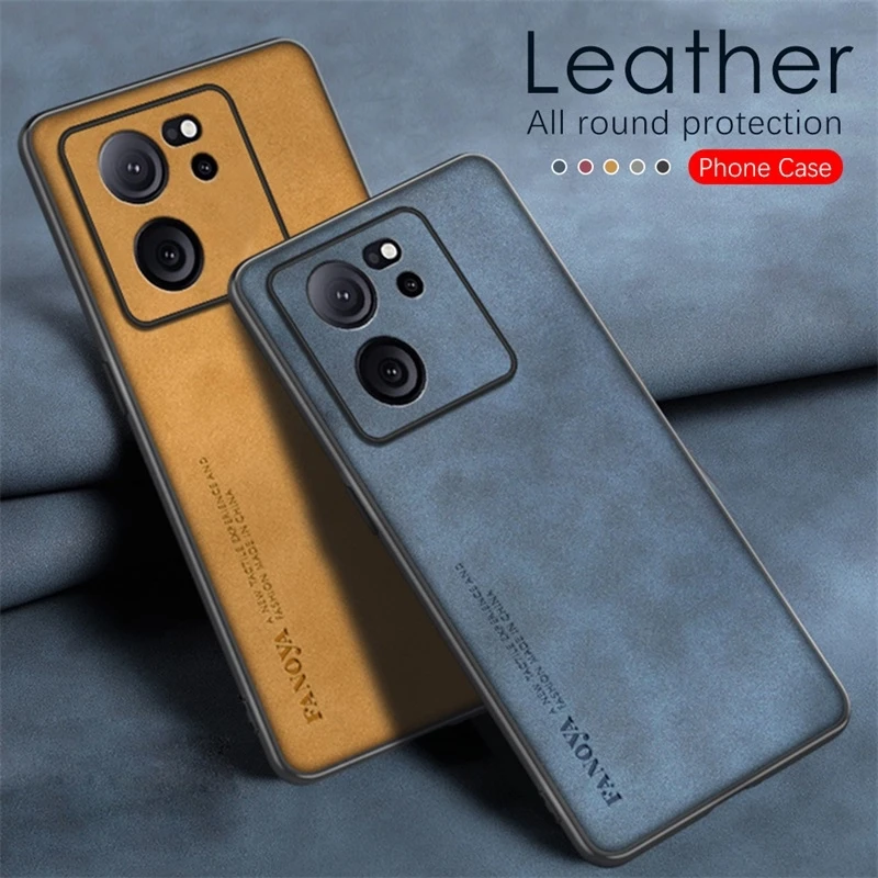 Pre Xiaomi 13T PRO 5G PASE OCCKSKÝ KOŽENÝ KRYTOVÝ KRYT XIAOMI13 XIOMI MI13T MI 13T 13 T T13 PRO TPU Soft SOCKOUD SOCKOPT COQUE COQUE