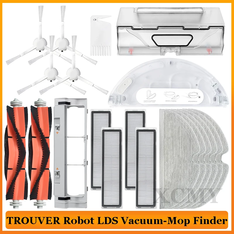 Pre Xiaomi Dreame D9 Dreame Bot L10 Pro Trouver Robot LDS vákuum-mop flender hlavná bočná bočná kefka mop handrika hepa filter náhradné diely