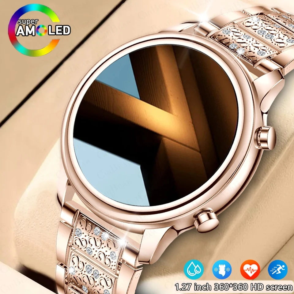Pre Xiaomi HD Bluetooth Call Watch 2024 Nové EKG Smartwatch Ženy AMOLED