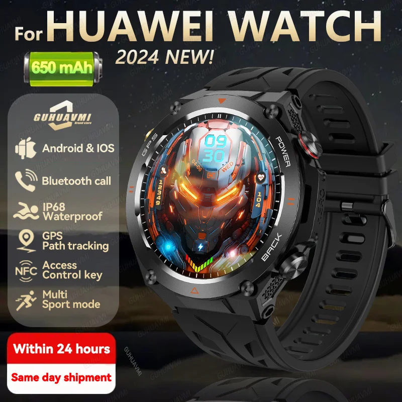 Pre Xiaomi Huawei High Precision GPS Sports Sport Fitness Smartwatch Tri dôkaz Body BT Call Watch Monitorovanie inteligentných hodiniek Men Ženy