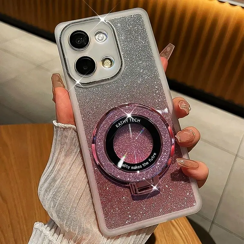 Pre Xiaomi Mi 11 11T 12. 12t Pro Case Soft Glitter s kruhovým magnetickým ochranným krytom puzdro pre Xiaomi Mi 12x 11 Lite Shell