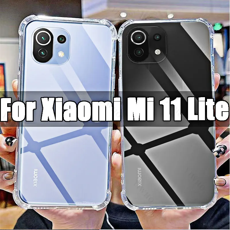 Pre Xiaomi Mi 11 Lite Phone Soft Case Clear Transparent pre Xiaomi Mi 11Lite 6,55 