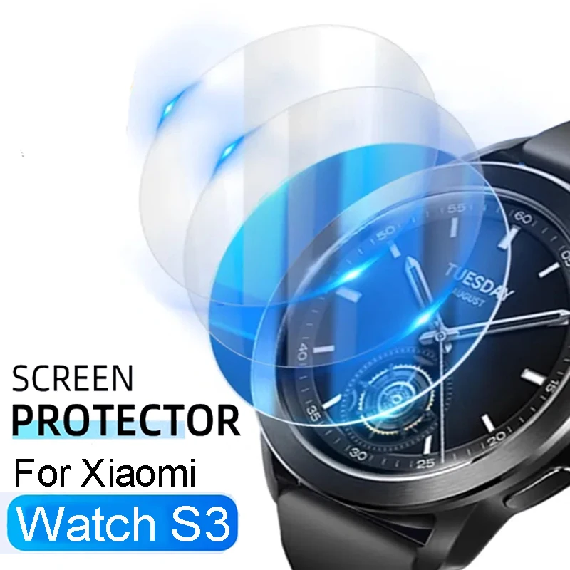 Pre Xiaomi Mi Watch S3 Screen Protector Anti-Scratch 9H Tvrdosť Templeované sklo pre Xiaomi Watch S3 Smartwatch HD Clear Films