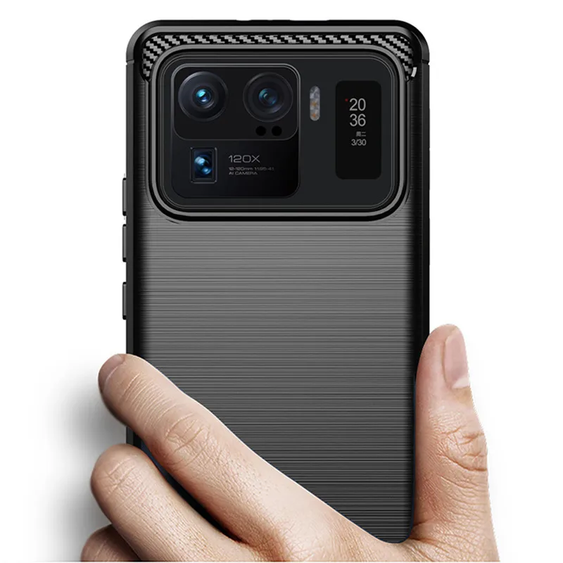 Pre Xiaomi Mi11 ultra Mi11ultra Mi 11ultra Mäkký kremíkový puzdro pre zadné kryt