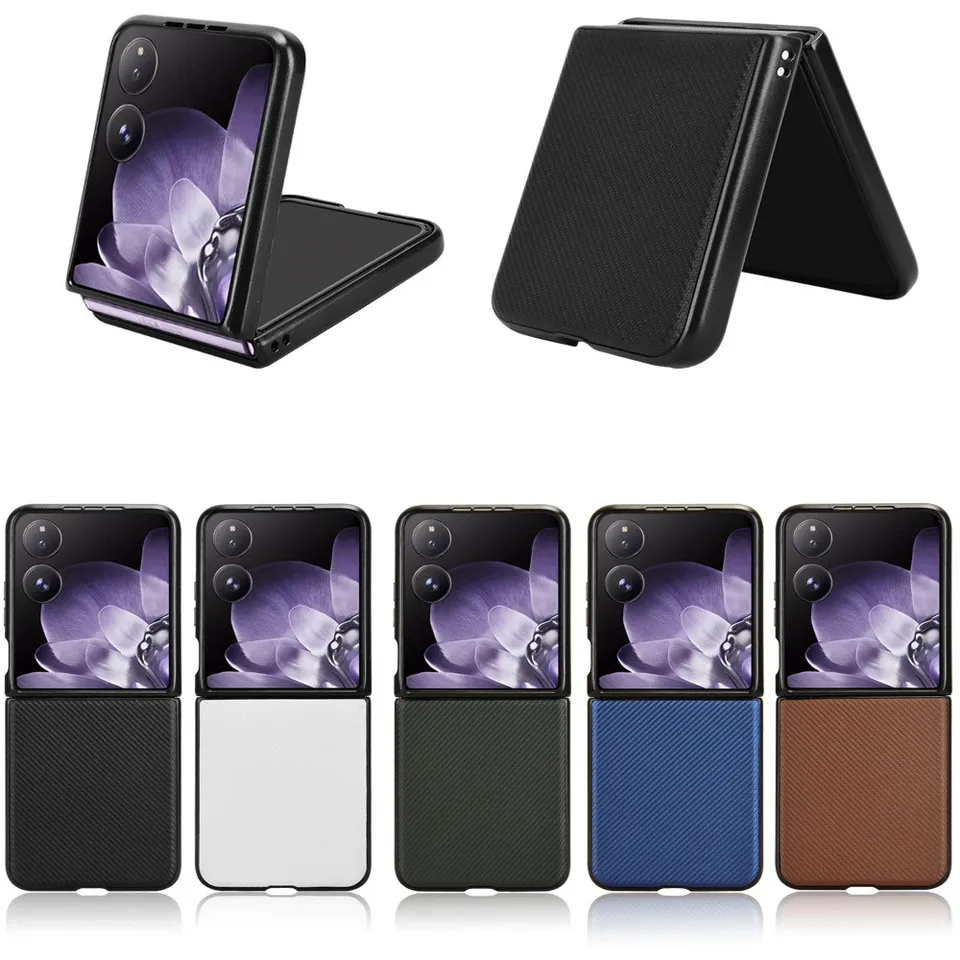Pre Xiaomi Mix Flip Hard Shock odolný voči krytu telefónu pre xiaomi mix flip mixflip pU kožené ochranné coque coque