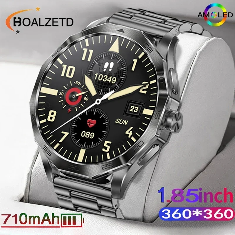 Pre Xiaomi New 710 MAH Battery Smart Watch Men 1,85 palca GPS Sport Bluetooth Call Compass Fitness Tracker Waterproof Smartwatch