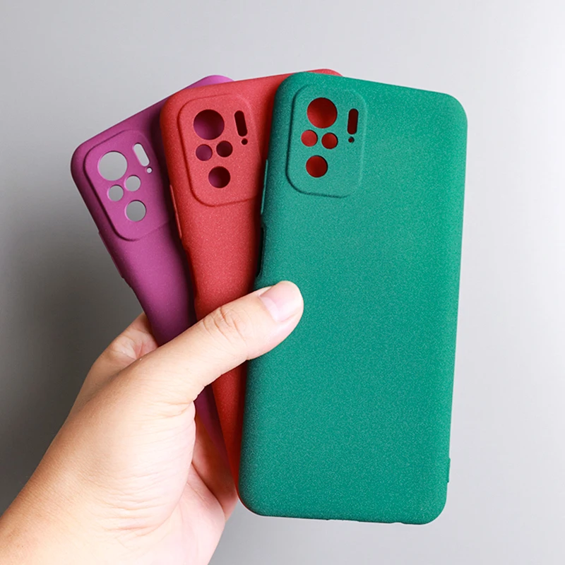 Pre Xiaomi POCO M5S Redmi Note 10S Pasie piesok matný mäkký kremík plne chráni