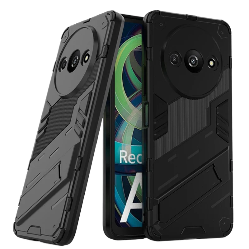 Pre Xiaomi Redmi A3X A3 X 4G Case Cover Cover Puzdro Pase Shock odolný voči brnení proti pádu ochranu Kickstand Funda Coque Cases
