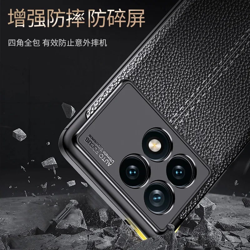 Pre Xiaomi Redmi K70 Pro Case Xiaomi Redmi K70 K70E Kryt Mäkký silikónový nárazník pre prípady Xiaomi Redmi K70 PRO K70E Funda