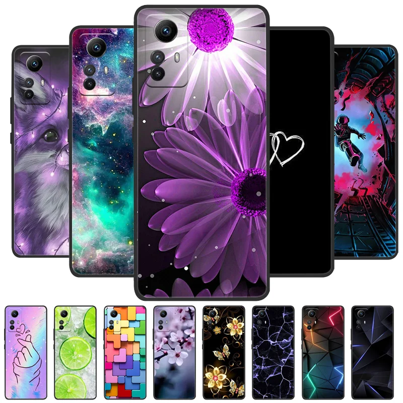 Pre Xiaomi Redmi Note 12s puzdro TPU Silikónový nárazový kryt mačacieho telefónu pre Redmi Note12s Funda na redmi note 12S tlačiareň Soft