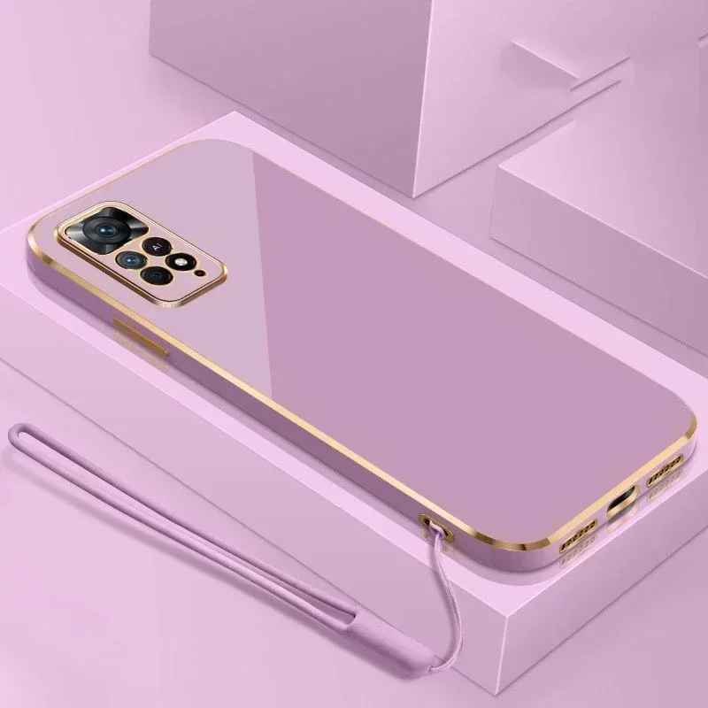 Pre Xiaomi Redmi Poznámka 11s puzdro Redmi Poznámka 11 kryt Redmi Note 11 4G Luxusný štvorcový pokov telefónnym puzdrom Shock odolný zadný kryt zadného krytu