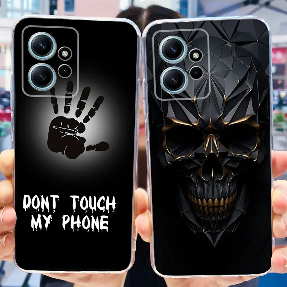 Pre Xiaomi Redmi Poznámka 12 4G puzdro Redmi Note12 4G módne chladné maľované mäkké silikónové puzdrá TPU