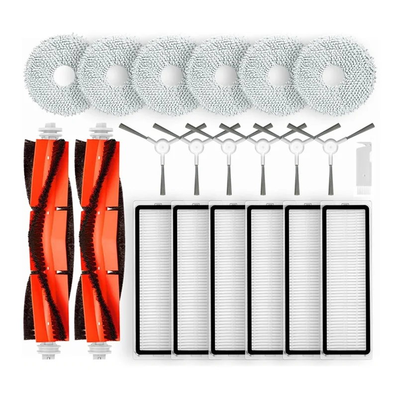 Pre Xiaomi Robot vákuum S10+ / S10 plus náhradné diely doplnky Hlavná kefka na bočné kefy HEPA Filter mop handrová handrička