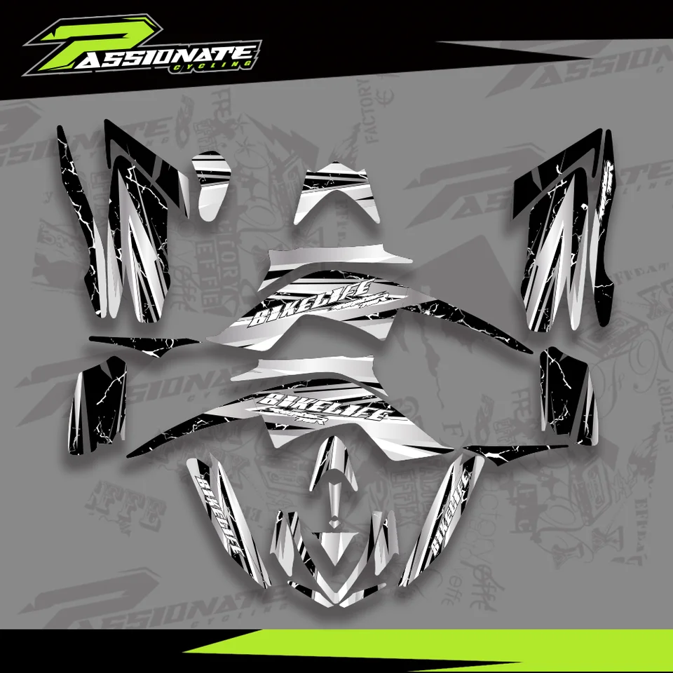 Pre Yamaha 2013-2023 Raptor 700 YFM 700 ATV Motorcycle Fairing Graphics Graphic Graphic Sticker Sticker Prispôsobiť 2022 2021 2020 2019