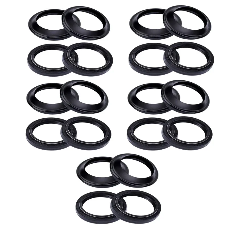 Pre Yamaha FJ09 FZ6R skrutka XVS95 SR950 Veličenstvo YP400 FJ1200 41x53x8/10.5 Motocyklový absorbér prednej vidlice oleje 41x53 Tesnenie prachu