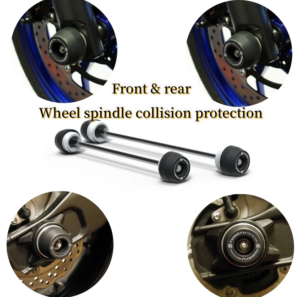 Pre Yamaha MT-03 R3 2015-2023 Predné zadné kolesá Conk Crash Slider MT03 R3 Motocyklové príslušenstvo stojanové skrutky Swingarm Cooks
