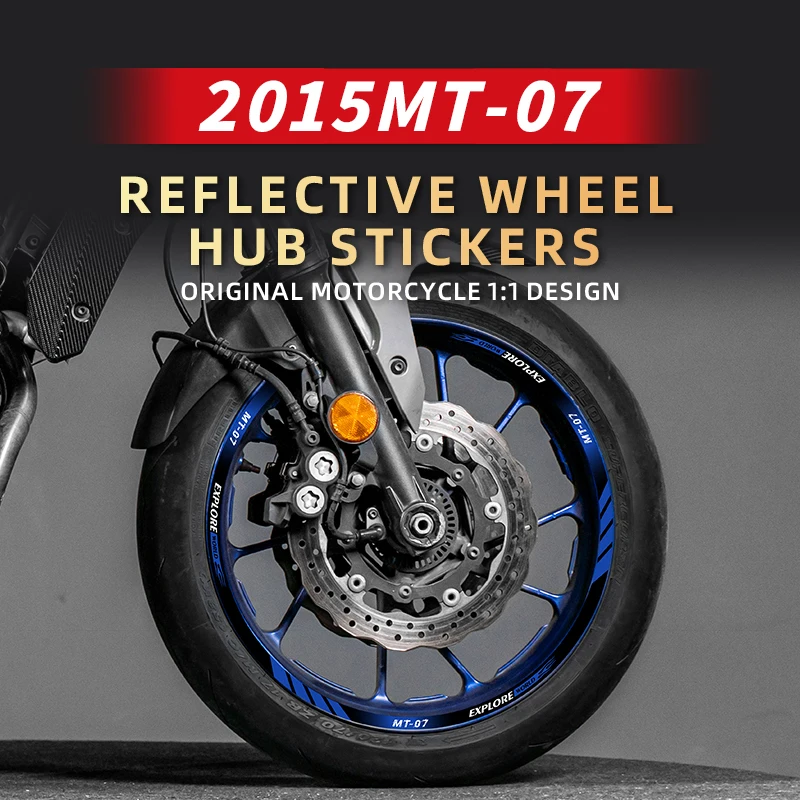 Pre Yamaha MT-07 po roku 2015 nálepky na kapotáž na motocle