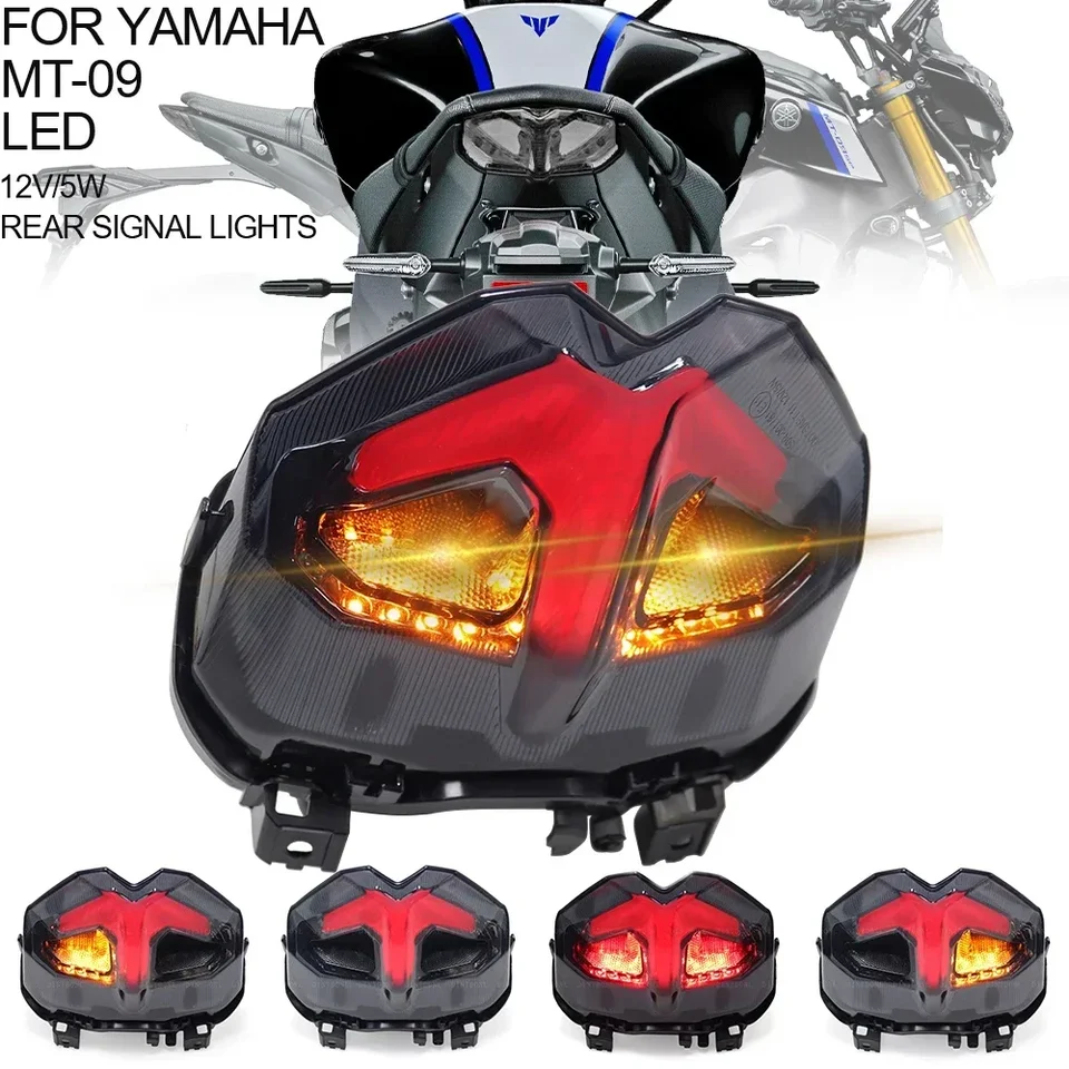 Pre Yamaha MT-09 SP 2021 2022 Motocykel Zadný signál Svetlo MT09 FZ09 TACH RIADENIE BRKZY LED LED LAMP MT FZ 09 Príslušenstvo