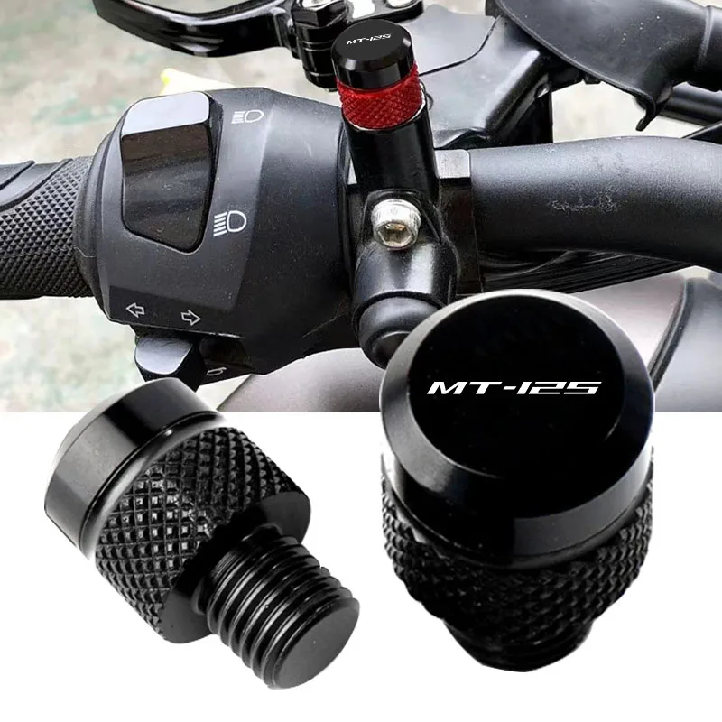 Pre Yamaha MT-125 MT125 MT 125 2 ks Motocykel M10*1,25 Hliníkové skrutky skrutky zrkadlových otvorov