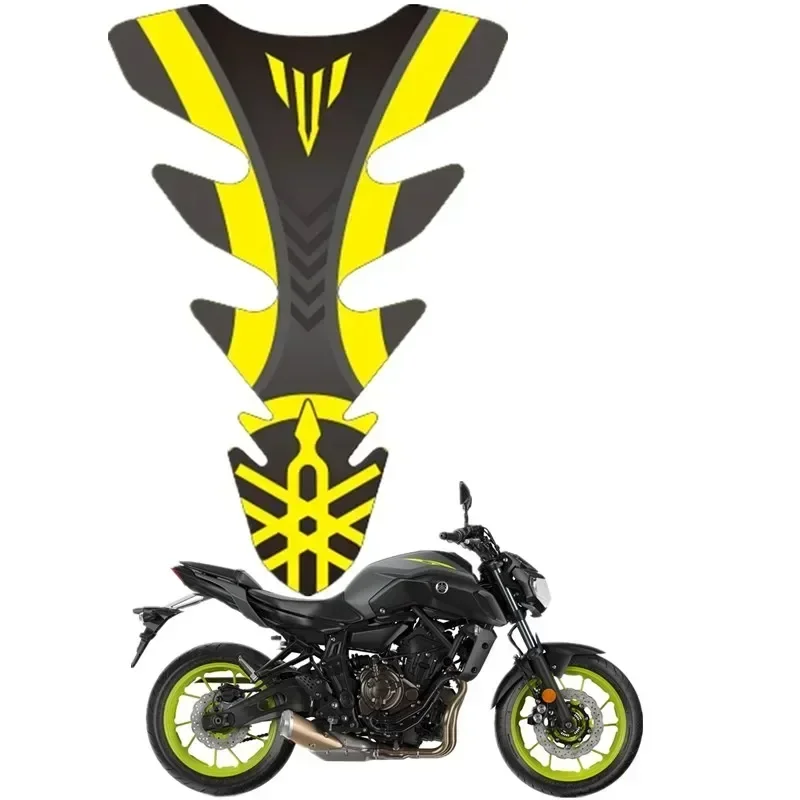 Pre Yamaha MT01 MT03 MT25 MT07 MT09 MT10 Palivová nádrž na motocykle 3D gélové nálepky -12 motor