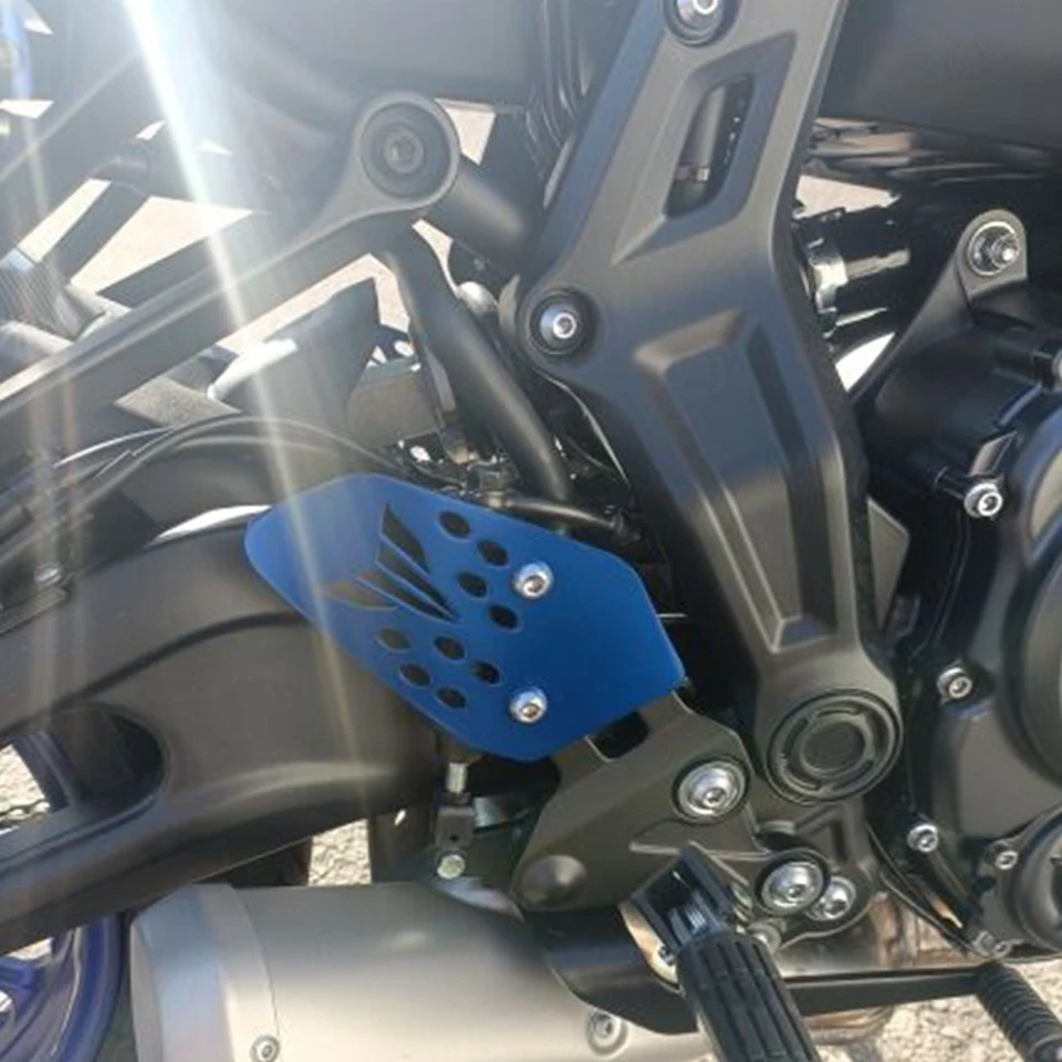 Pre Yamaha MT07 Tracer FZ07 XSR700 XSR 700 Pedál Pedál Pedál Protector Motorcycle Foot Pet Patters Guard MT FZ 07 2014 - 2024