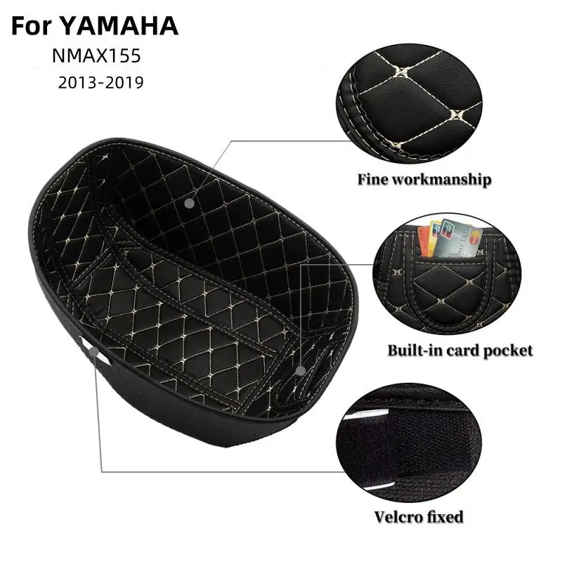 Pre Yamaha NMAX155 13-19 Motocyklové príslušenstvo zadný kmeň chránič vložky vložka vložka Vodná vodotesná PU SEAL SKRAJNÁ ROZA ROZ