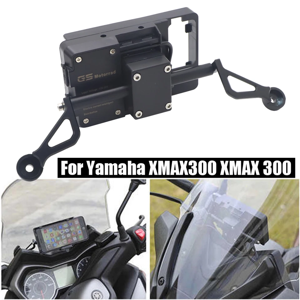 Pre Yamaha Xmax 300 Xmax300 x max 300 Motocykel predný telefón držiak na telefón Phone Smartphone Phone GPS Navigaton Plate.