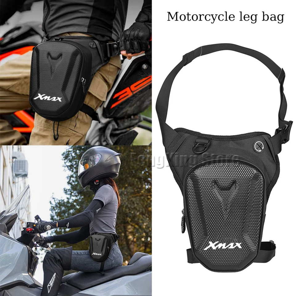 Pre Yamaha Xmax X-Max 125 250 300 400 Motocykel vrecko na nohy Knight Hard Shell Weploofter Bag Crossbody Bag Bag