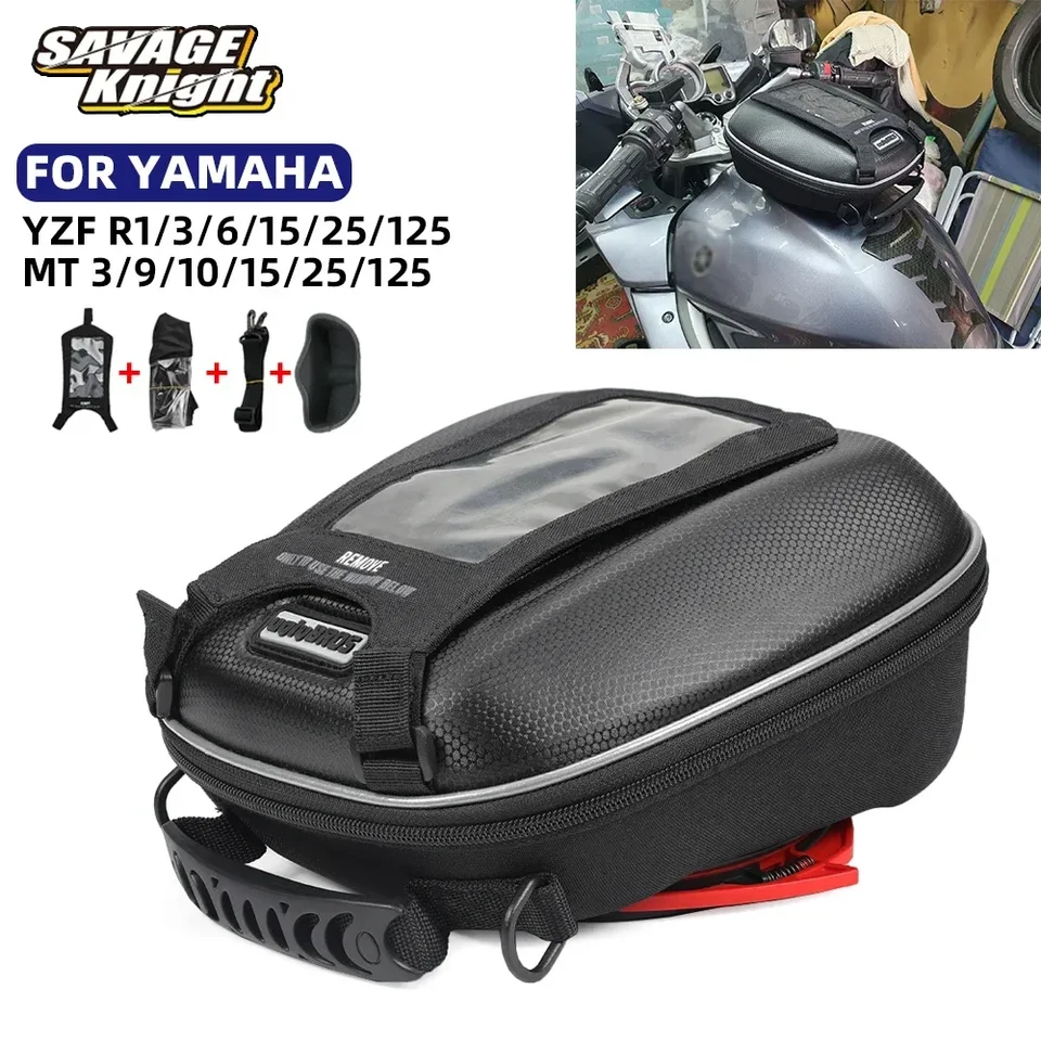 Pre Yamaha YZF R1 R1M R3 R6 R6S R15 R25 R125 MT10 MT15 MT01 MT125 YZF-R25 Tank BAG BAG batožinový batožinový zákrut motocykla motocykla motocykla motocykla motocykla motocykla