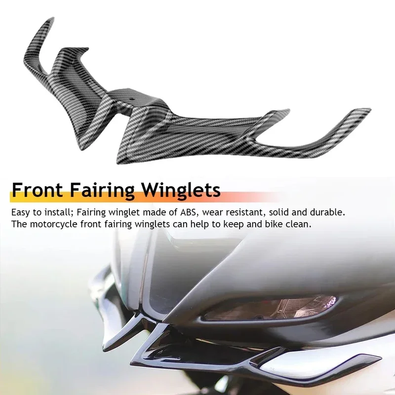 Pre Yamaha YZF R15 YZFR15 V3.0 Motocykel predných aerodynamických krídle dolných krycích ochranných krytín Wind Wind 2017-2019 ABS 2018