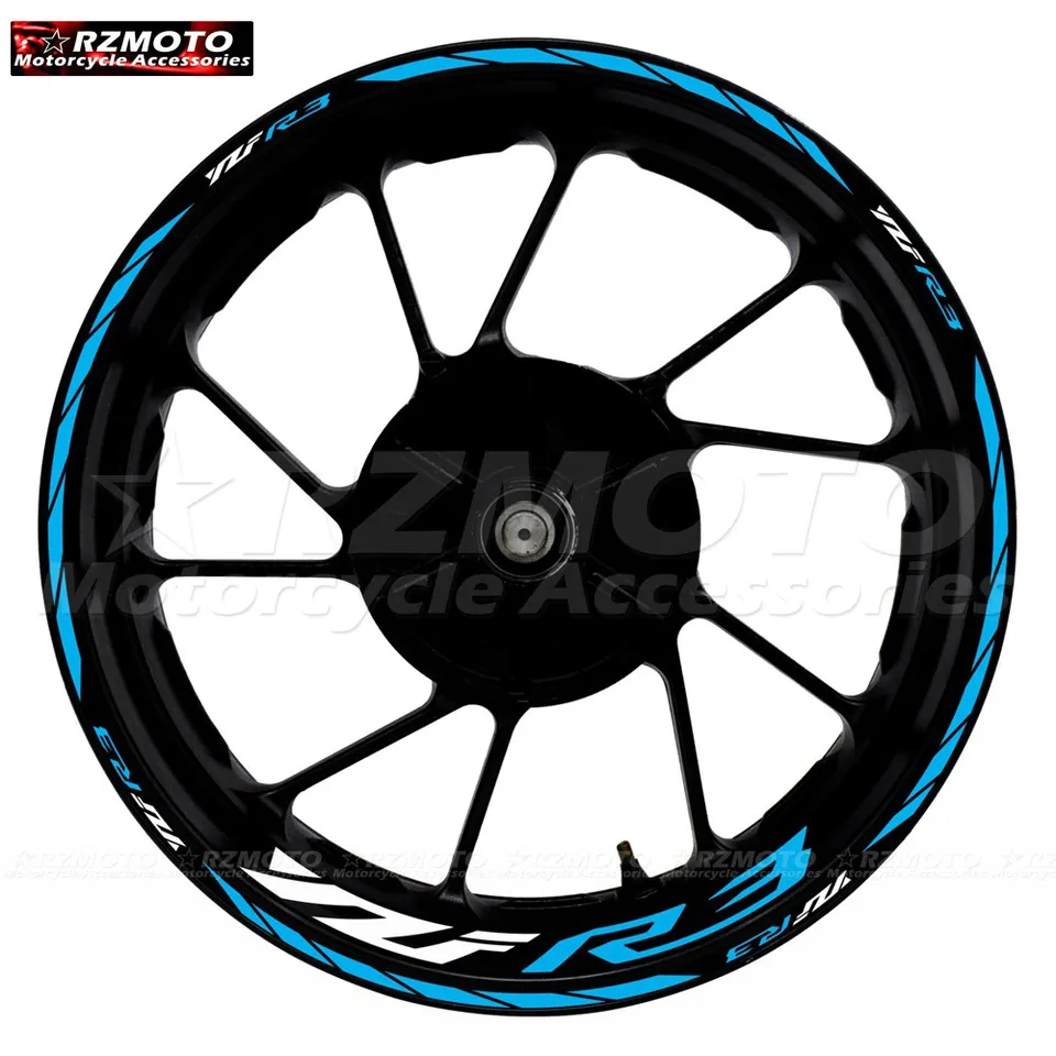 Pre Yamaha YZF-R3 YZFR3 YZF R3 Motocykel 17 palcov predného zadného zadného nálepky